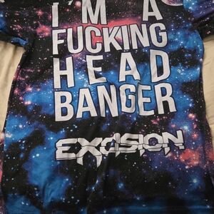 Kids Galaxy Print Shirt - Blue and Black